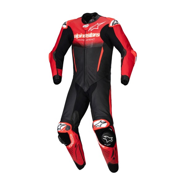 Alpinestars Alpinestars GP-R7 1 Pc Leather Suit Black Mid Red